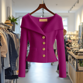 ELSE | Elegante Gebreide Cardigan