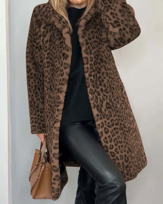 LEIA | Leoparden Lange Zachte Jas