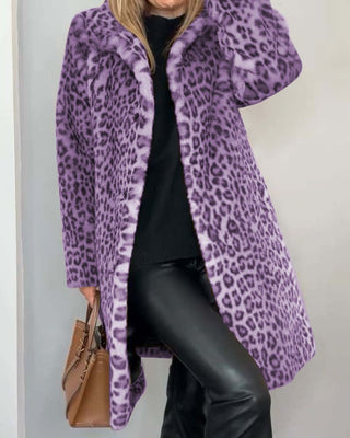 LEIA | Leoparden Lange Zachte Jas