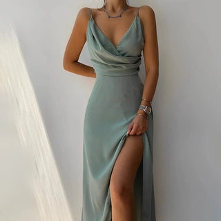 DOMINIQUE | Elegante Maxi Jurk met Split