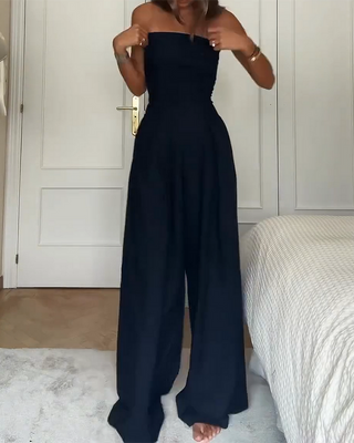 Aida - Elegante Strapless Jumpsuit