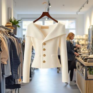 ELSE | Elegante Gebreide Cardigan