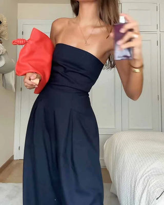 Aida - Elegante Strapless Jumpsuit