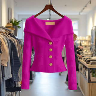 ELSE | Elegante Gebreide Cardigan