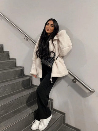 Lisa | Oversized Warme Fleece-Jack