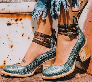 Ginevra™ | Sandalen met Meerdere Bandjes en Dikke Hak
