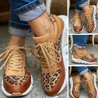 GAIA | Luipaard Print Sneakers