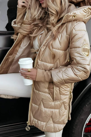 Nolwen - Elegante Winterjas met Capuchon en Vulling