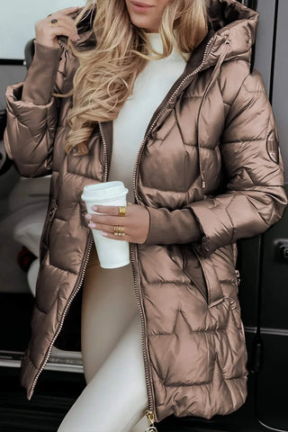 Nolwen - Elegante Winterjas met Capuchon en Vulling