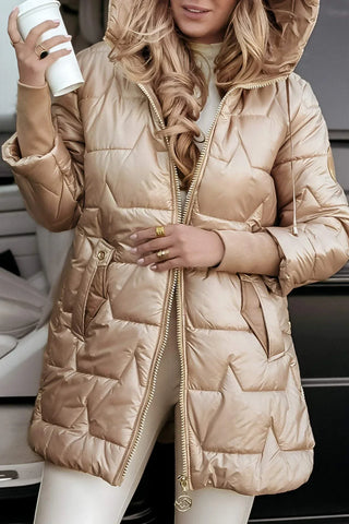 Nolwen - Elegante Winterjas met Capuchon en Vulling