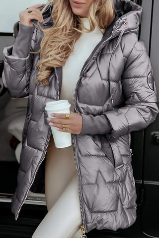 Nolwen - Elegante Winterjas met Capuchon en Vulling