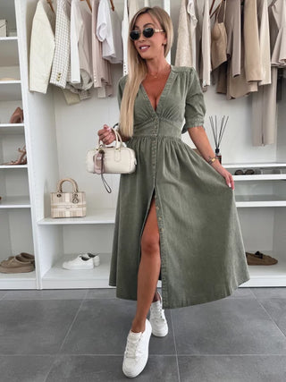 IVANKA | Stralende denim jurk