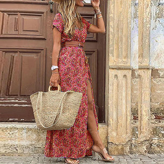 Romy – Lange bohemian jurk