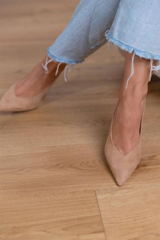 Marlena™ | Nude Slingback Pumps with Elegant Heel
