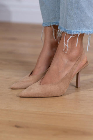 Marlena™ | Nude Slingback Pumps with Elegant Heel